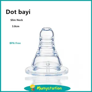 Mumystation Pigeon Dot bayi Peristaltic SLIM NECK / empeng bayi