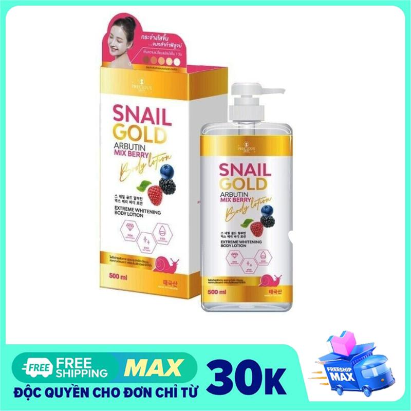 Sữa dưỡng thể body Snail Gold 500ml Thái Lan Women Nữ Làm Đẹp Da kem  thái yến  kem