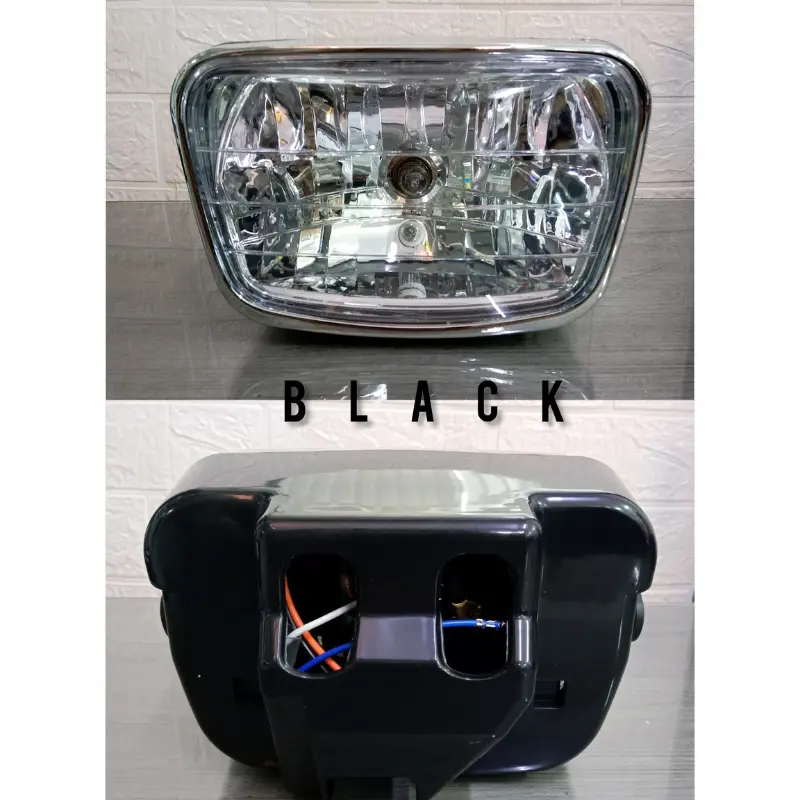 Reflektor Rx king new Rxk headlamp rxk kotak standar refektor hitam crome lampu depan twins thailand 2