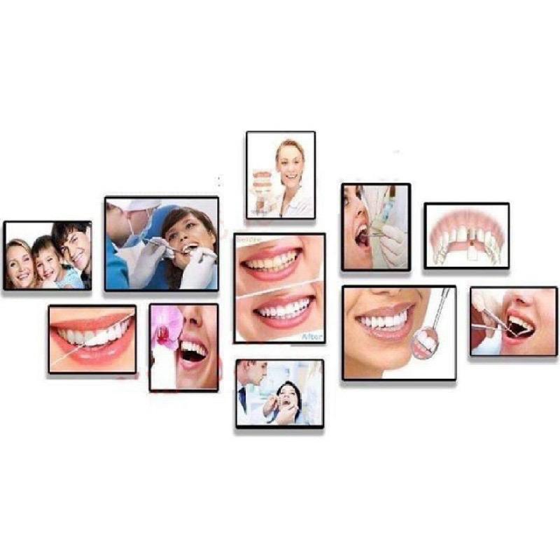 Set 11 tranh trang trí nha khoa dán tường sẵn băng keo Treo Tường Đồng