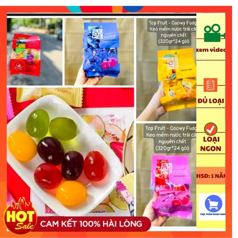 1 Gói 320gr Kẹo dẻo trái cây Top Fruit thơm ngon bổ dưỡng