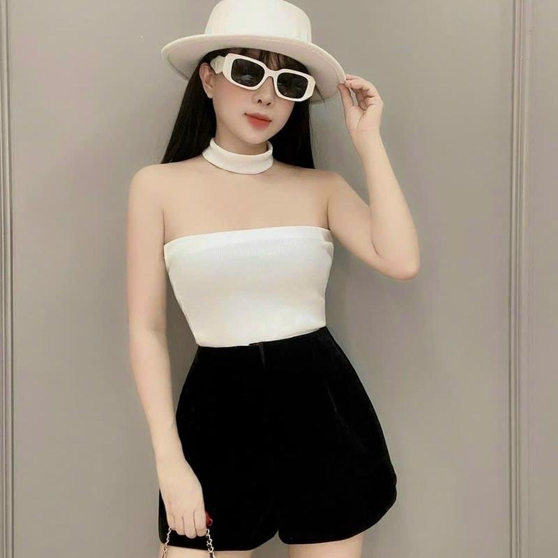 Áo ống tăm kèm vòng cổ 1