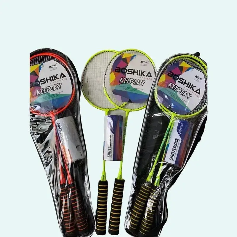 Sét 2 Vợt Cầu Lông Carbon 2 Chiếc + Bao Vợt + Cán Vợt + 3 Quả Cầu - Rèn Luyện Thể Thao, Thể Dục, Kiểu Dáng Sport 0