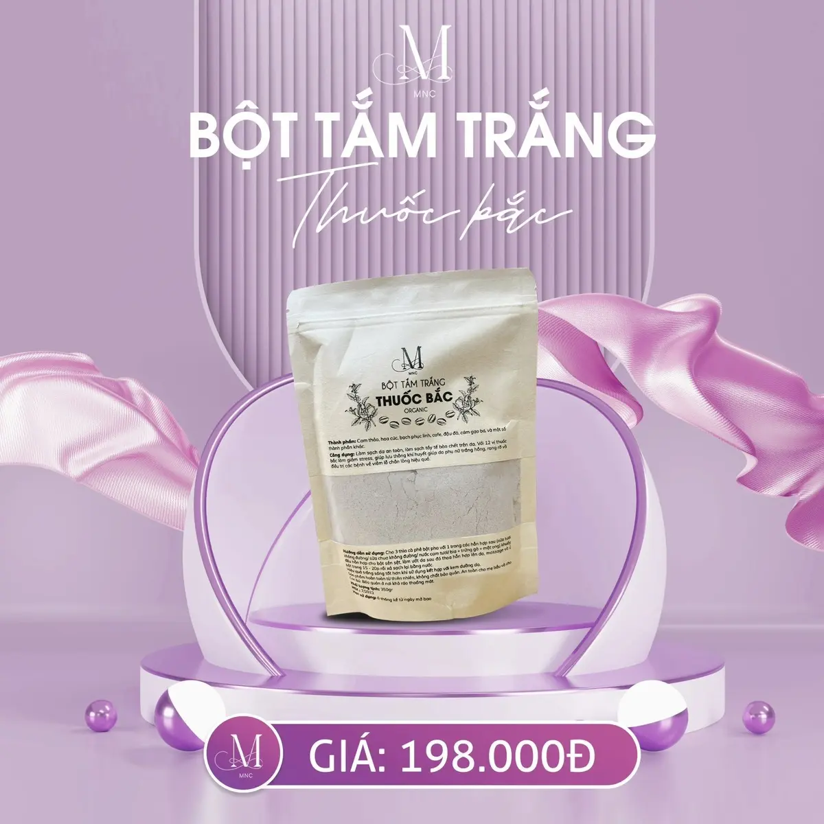 BỘT TẮM DƯỠNG TRẮNG BODY THAO MOC