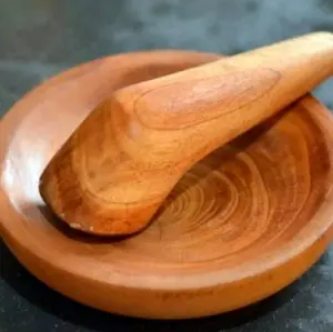 cobek kayu ukuran 22 cm Alat Peralatan cobek kayu ukuran 22 cm Alat Peralatan