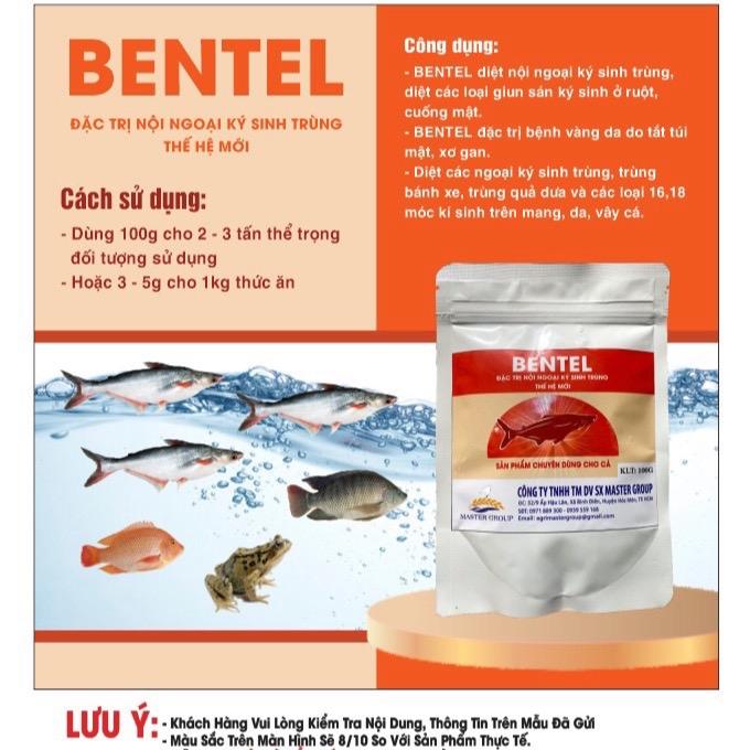 BENTEL - Thuốc Xổ Giun Sán Dành Cho Cá Và Ếch Với Thành Phần Praziquantel Và Benzimidazol An Toàn Cho Tất Cả Các Loài Cá