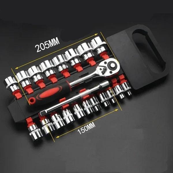 Product Introduction of 12 Pcs Set Wrench Socket Set Motorcycle Bicycle Repairing Tool Hardware Car Boat Auto Repair Tools Bike Multitool Bike Tool Kit 3