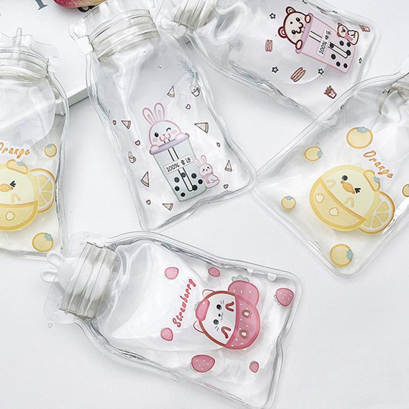 Product Introduction of Hot Bottle Water Bag 160ml Clear Heated Water Bottle Small Hot Water Bladder Hot Water Pouch Hot Water Pad Water Pack For winter Lightweight Thick 8