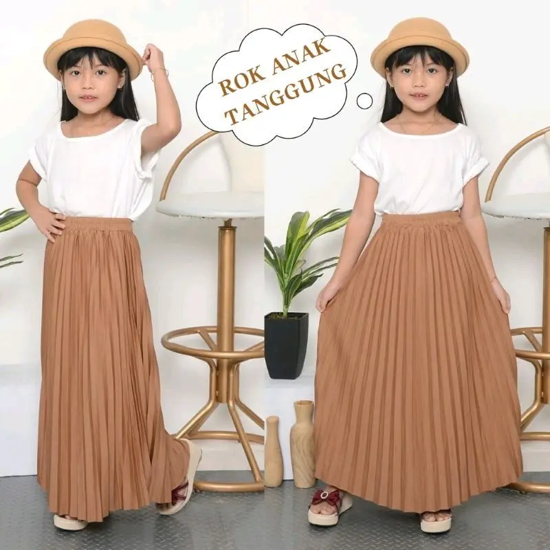 ROK PLISKET ANAK premium rok anak tanggung lipatan besar Mayung