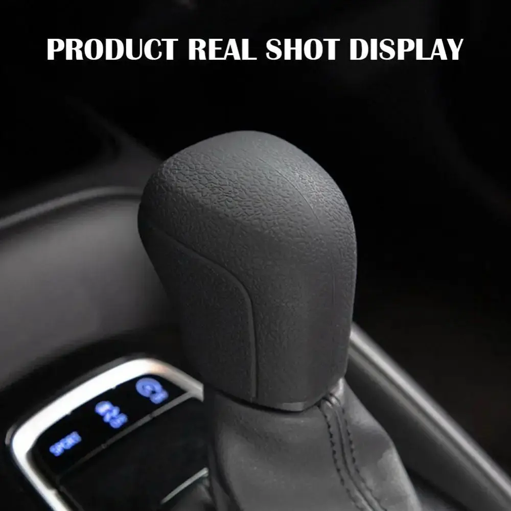 Durable Silicone Car Shift Handle Cover Automatic Gear Shift Antislip Shift Knob Cover Practical Wear-resistant Car Interior Accessories for Toyota C-HR/Camry/Corolla