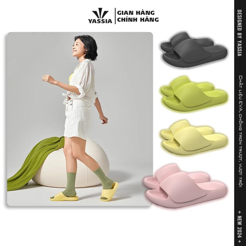DÉP YASSIA CLOUDS CHỐNG TRƠN TRƯỢT - EVA CAO CẤP Phiên bản mới xu hướng thời trang 2024 tăng 1 size so với sneaker - YASSIA OFFICIAL