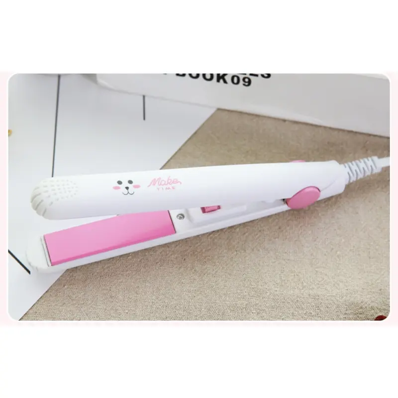 Catokan Mini Karakter 2IN1 Bisa Lurus & Curly Alat Catok Rambut Meluruskan Mesin Catok Wanita 2