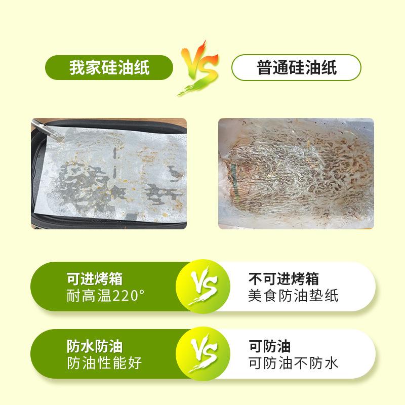 2025 Custom Semi-Transparent Oil Paper Kitchen Oil Absorbing Paper BBQ Paper…