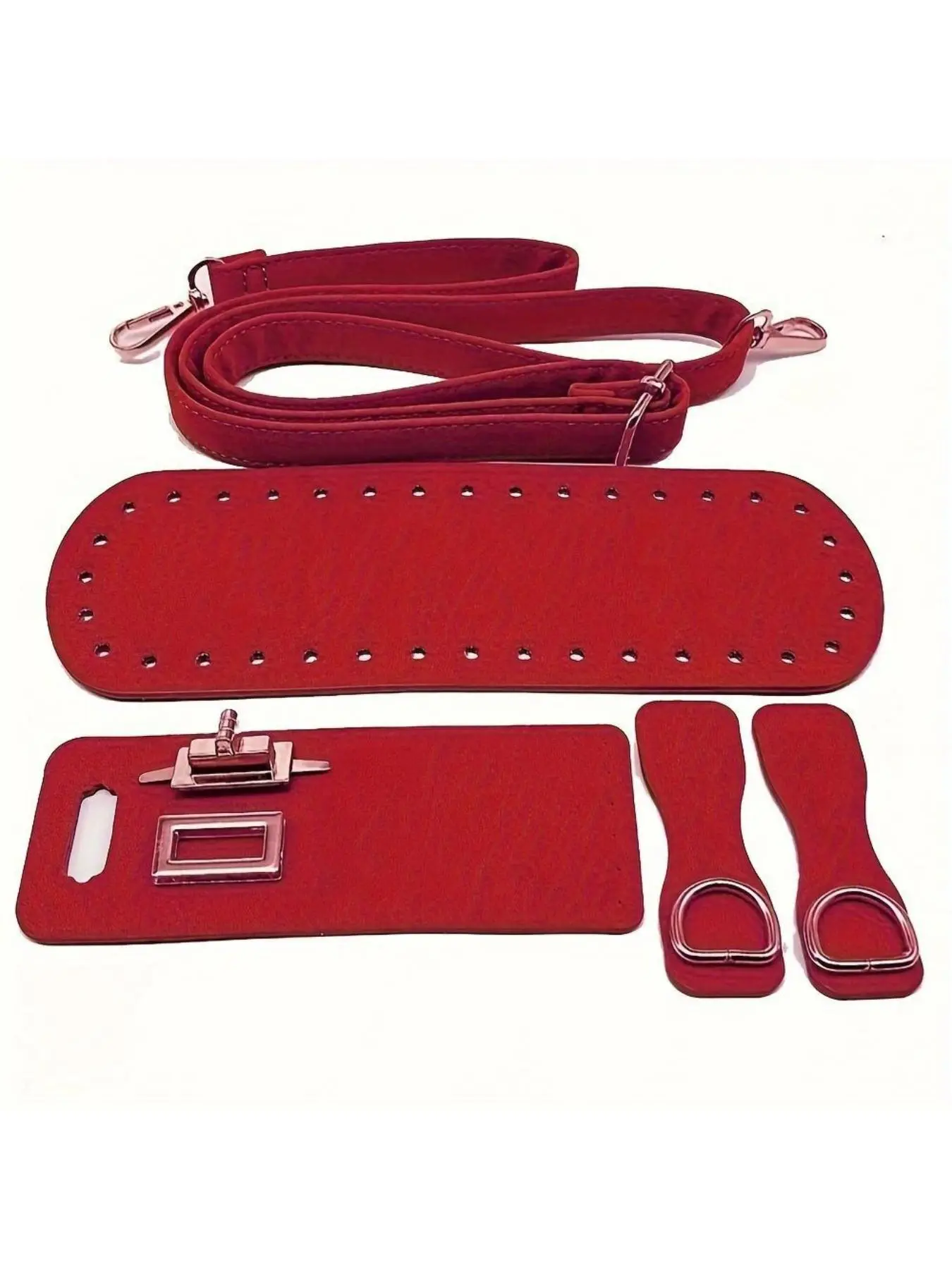 Bag Making Kit, Bag Strap & Bag Bottom & Bag Accessories Set, DIY Bag Making Kit for Women & Girls, Bag Accessories for Daily Use