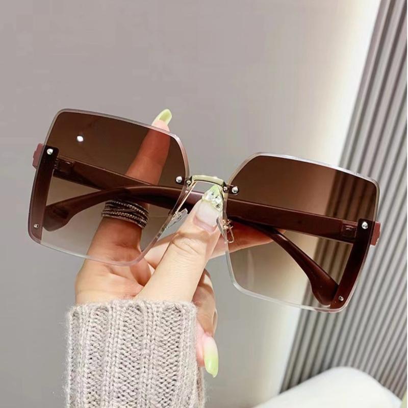 Mã kính s15 mắt kính thời trang nữ màu trà siêu sang chảnh