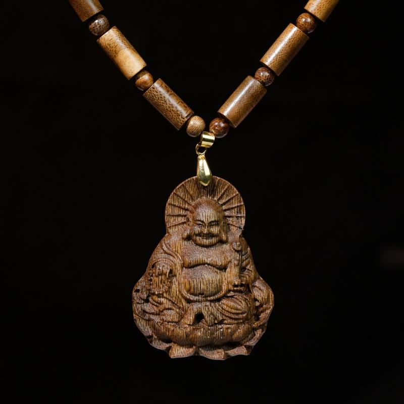 DÂY CHUYỀN TRẦM HƯƠNG MẶT PHẬT - TRẦM TỐC VƯỜN QUẢNG NAM