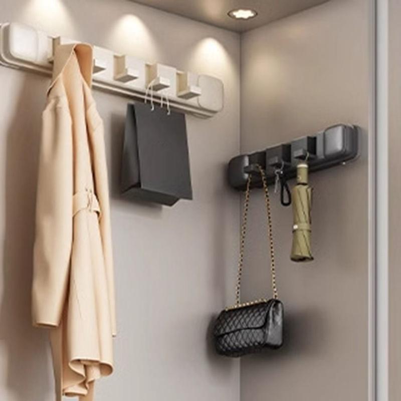 Product Introduction of Towel Holder Foldable 5 Hooks Suction Cup Hook Traceless Heavy Duty Hats Clothes Storage Hook Space Saving Wall Mount Robe Coat Hangers Bathroom Accessories 14