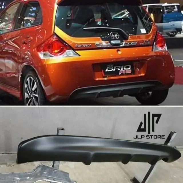 Diffuser Difuser Rear Bumper Bemper bodykit belakang Honda Brio lama old 2012 2013 2014 2015 2016 2017 2018 2