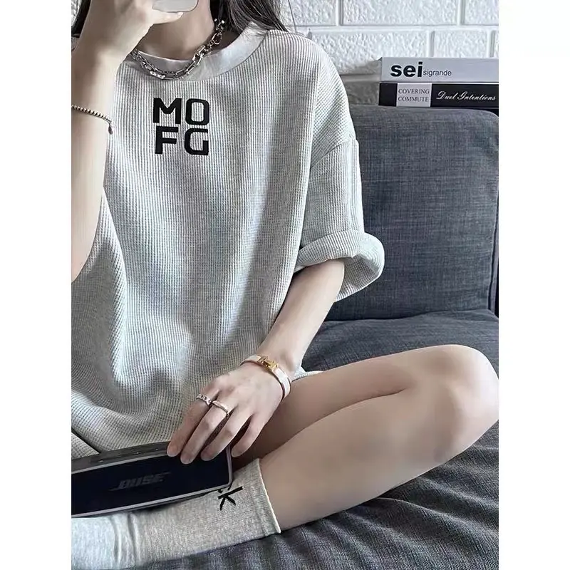 Set bộ form rộng freesize dành cho nữ - chất tổ ông thoáng mát dành cho mùa hè - dưới 75kg mặc thoải mái