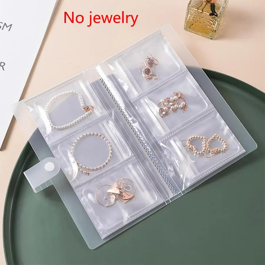 Clear Jewelry Storage Bag, 1 Count 84 Pockets Jewelry Organizer, Jewelry Storage Bag for Earrings Rings Bracelets, Home Organizer