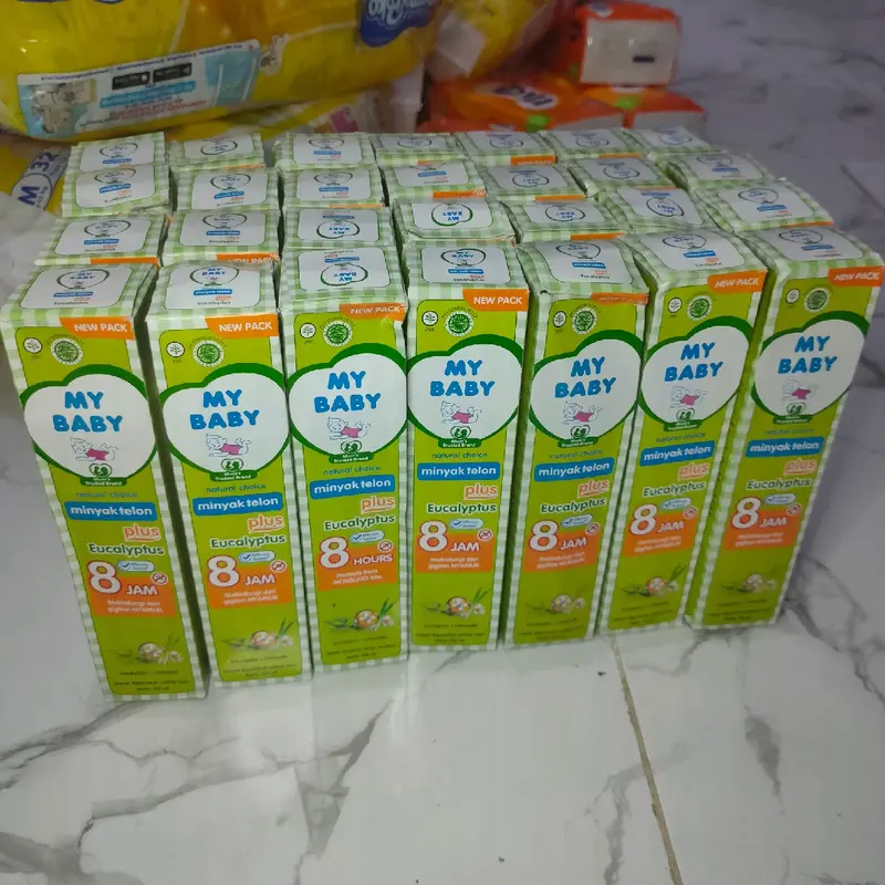 MY BABY minyak telon plus 150ml perlindungan nyamuk 8jam eucalypstus lavender 5