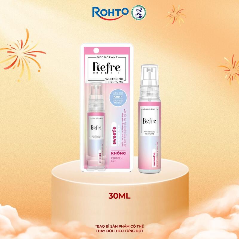 Xịt Khử Mùi Dưỡng Trắng Hương Nước Hoa Refre Whitening Perfume 30ml
