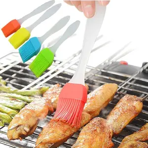 (1 pcs) Kuas Silicone GANOM Kuas Kue Mentega BBQ Silikon Tahan Panas Kitchenware