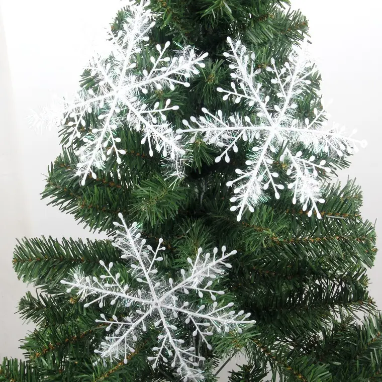 Bông Tuyết Giáng Sinh 6 / 8Cm, Đồ Trang Trí Cây Giáng Sinh, Đồ Trang Trí Nhà Giáng Sinh, Đồ Dùng Trang Trí Tiệc Mùa Đông