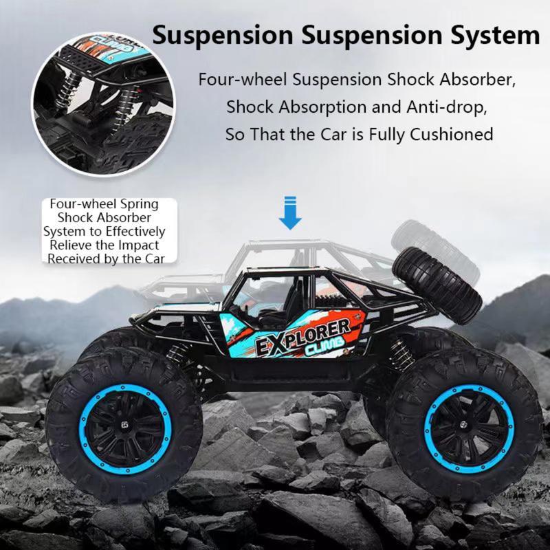 2.4GHZ Remote Control Climbing Car Crawler Monster Truck Model 4x4 Off-road Toy New Year Gift Gift 3