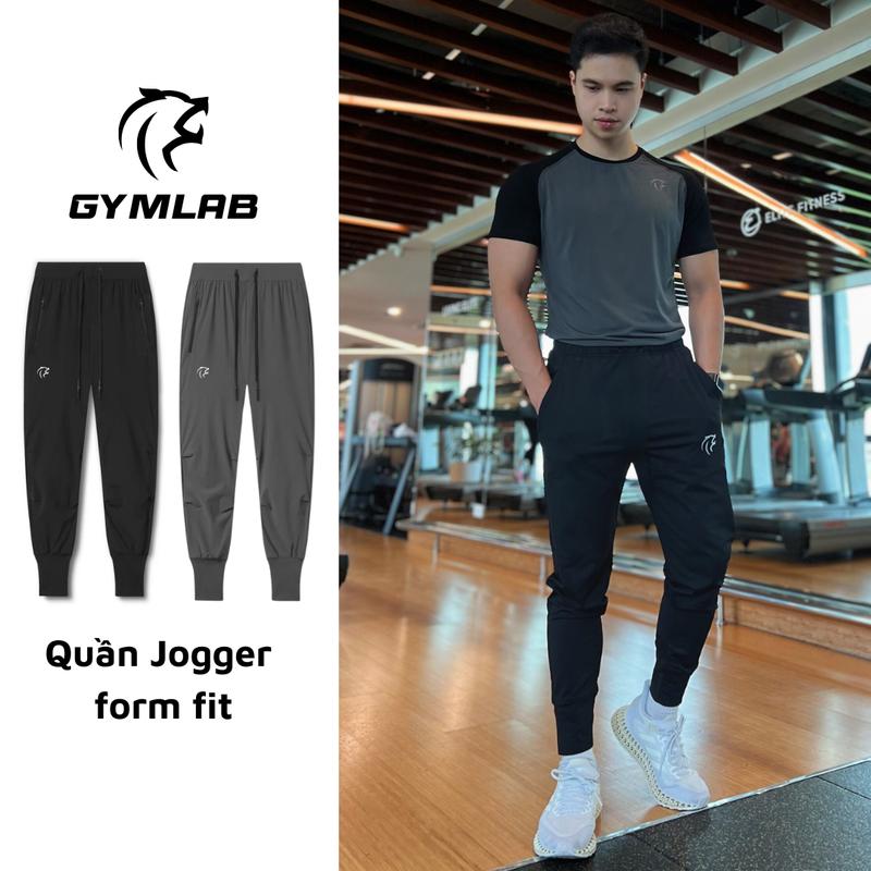 Quần Jogger Tập Gym Nam GYMLAB – Vải Co Giãn Activ-Cool, Thoáng Mát, Form Ôm Gọn, Mặc Đi Tập / Đi Chơi