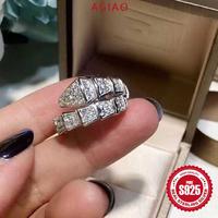 Gambar AGIAO Temperamen Kepala Ular Berbentuk Ceruk Mewah Ringan Kepala Ular Penuh Dengan Cincin Pasangan Berlian - cincin fine dari A.GIAO.ID Kab. Gresik 2 Tokopedia