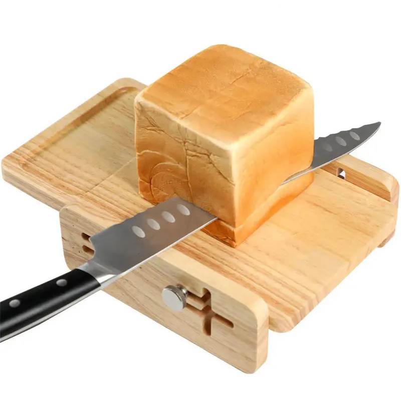 Wooden Bread Rack, Adjustable Bread Slicer, Multipurpose Bread Storage Rack, Kitchen Utensils & Gadgets, Kitchen Accessories 0