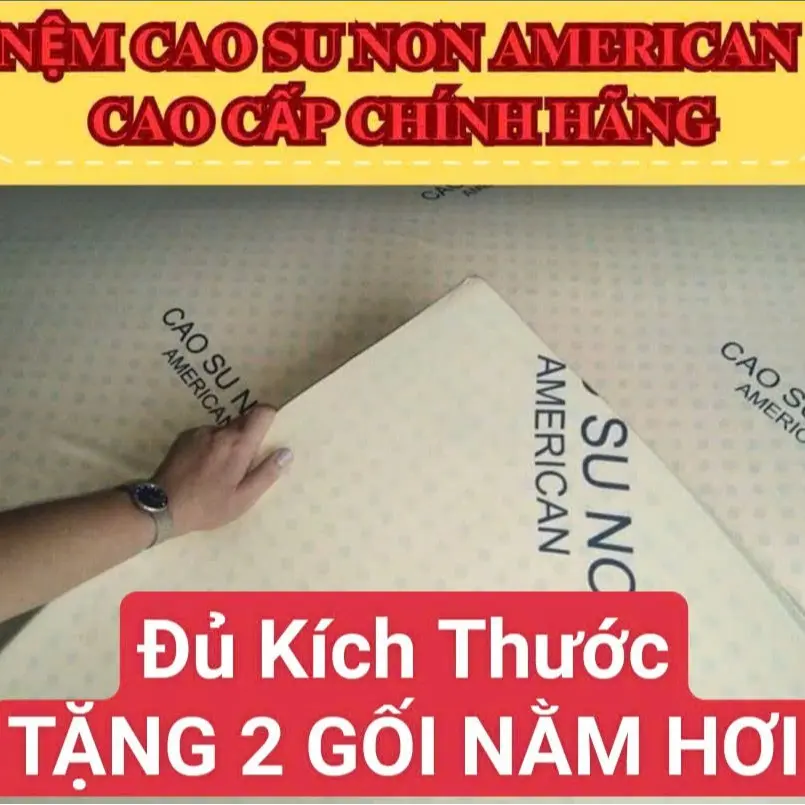 NỆM CAO SU NON AMERICAN -Đủ Kích Thước- HÀNG CAO CẤP