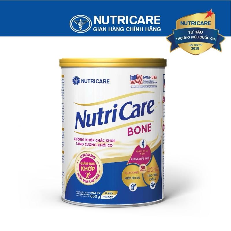 Sữa bột Nutricare Glucare Gold/Bone/GluCare tăng cường hỗ trợ sức khỏe dinh dưỡng cho người lớn (Lon 850g) 1