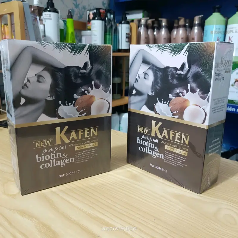 COMBO NHUỘM PHỦ BẠC THẢO DƯỢC KAFEN 1000ml, LÊN CHUẨN TÔNG,  KHÔNG XÓT DA ĐẦU ,KHÔNG DÍNH DA ĐẦU 1
