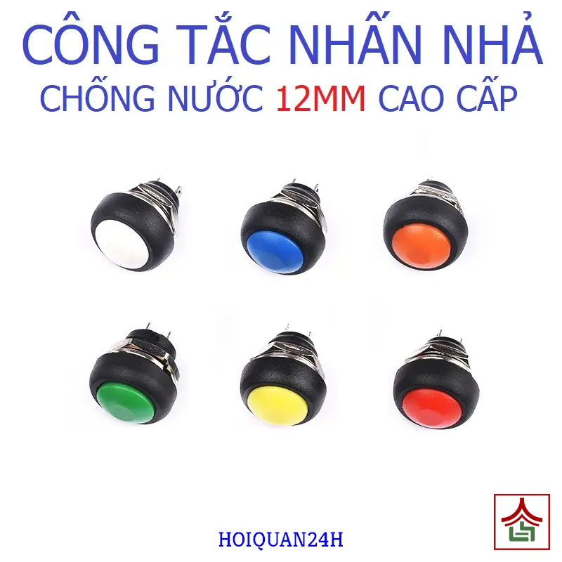 Nút công tắc nhấn nhả chống nước