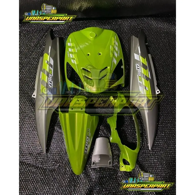 full body halus mio sporty Vietnam style (lime green mix grey metalik)