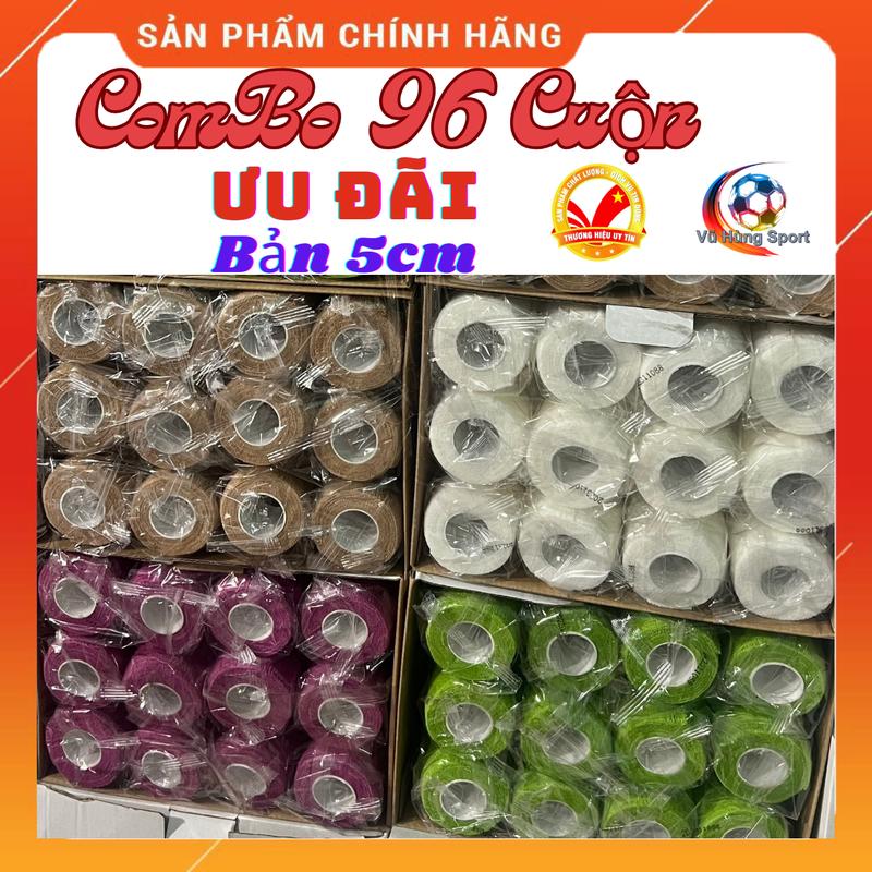 96 Cuộn Băng quấn cổ chân, Băng keo thể thao bảo vệ cổ chân tự dính đá bóng chống chấn thương ưu đãi tiết kiêm Sport Cao Su