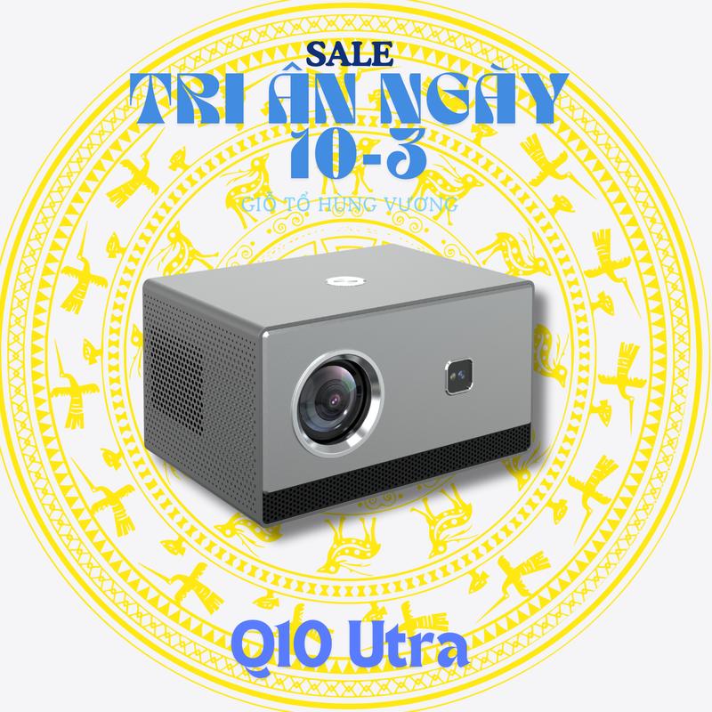 [ Máy Chiếu Xem Phim Q10 ULTRA 2024 Giọng Nói, Chuột Bay ] Mini FULL HD, Hỗ Trợ 4K,Chống Bụi 99%,Android 12, Projector Led Bluetooth máy  chiếu maychieu
