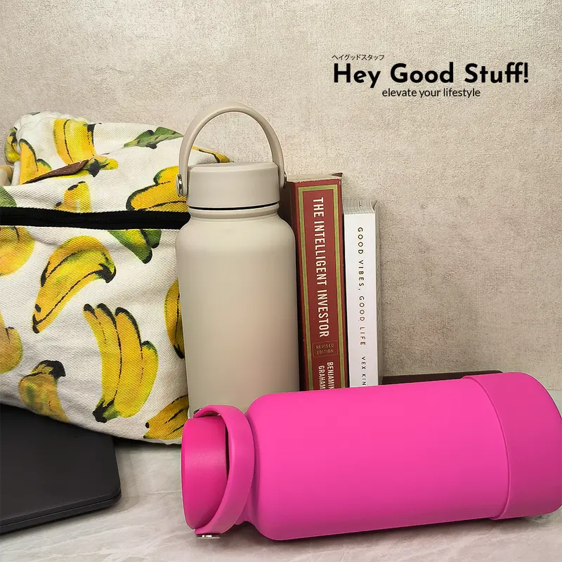 Botol Minum Thermos Aesthetic Stainless Steel SUS304 Vacuum Flask 800ML 2