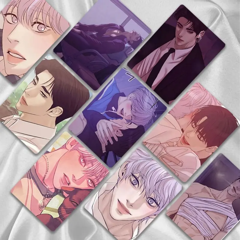 Hộp 55 thẻ ảnh Pearl Boy Cậu Bé ngọċ Trai lomo card anime manga hologram Korean Comics BL Manhwa BoyLove siêu đẹp 4