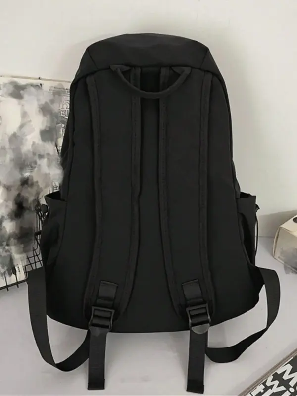 Women's Solid Color Backpack, Lightweight Casual Backpack, Backpack for Men & Women 2