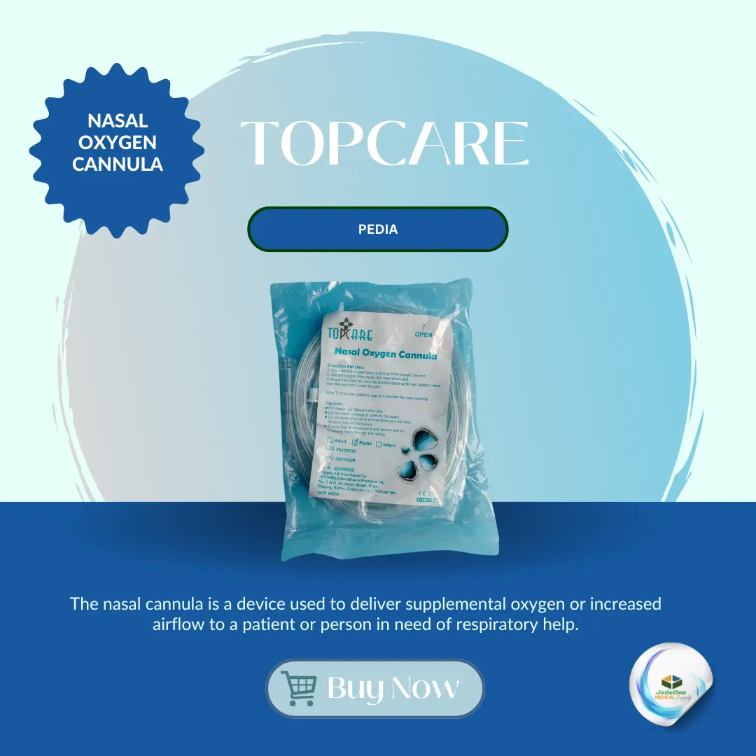 TOPCARE Nasal Oxygen Cannula (Pedia/Infant/Adult)