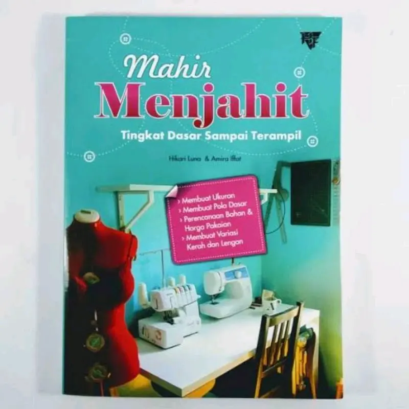 Buku Mahir Menjahit Panduan A-Z Menggambar Pola Busana Portabel 4