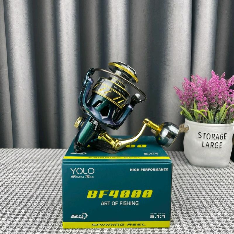  máy câu cá yolo BF  tay quay độ núm 2000 tới 6000 
