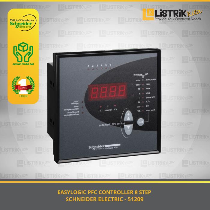 Gambar Regulator SCHNEIDER Varlogic RT8 PF regulator 8 Step - 51209 dari listrikkitaofficial Kota Administrasi Jakarta Timur Tokopedia