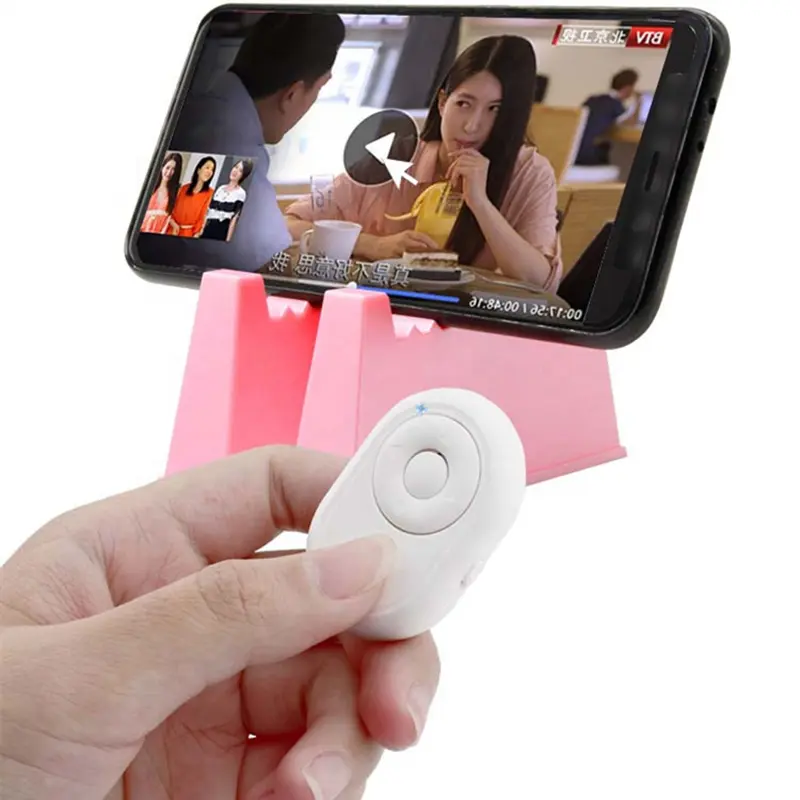 RNG TOMSIS Remote Bluetooth Shutter Kamera Remote Contol Hp Scroll Media Social Foto Video Jarak Jauh