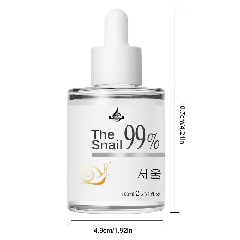 Snail Mucin Soothing Serum, Hydrating Face Serum for Dull Skin, Moisturizing Face Essence, Face Essence for Women & Men, Moisture 2