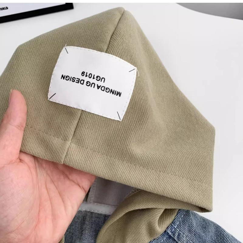 Áo Khoác Denim, Cho Bé Trai, Mùa Xuân Và Mùa Thu, Phong Cách Hàn Quốc, Áo Sơ Mi Có Khóa Kéo Có Mũ Trẻ Em, Áo Thường Ngày Bộ Sưu Tập 19000 Người, Thiết Kế Xếp Ly Cho Trẻ Em, Đẹp Trai Và Sành Điệu, Hàng Mới Về, 2025 4