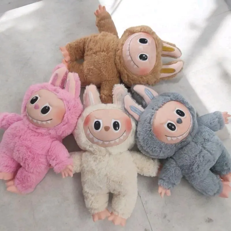 boneka labubu 35cm muka karet macaroon vinyl Toys super halus berkualitas mewah Dolls Hadiah kado